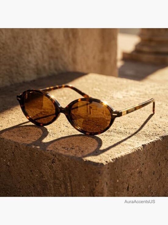 Retro Round Polarized Sunglasses UV400 Protection main image 4